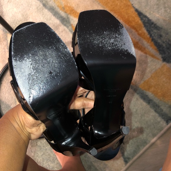 Saint Laurent Platform Sandals - Picture 4 of 5